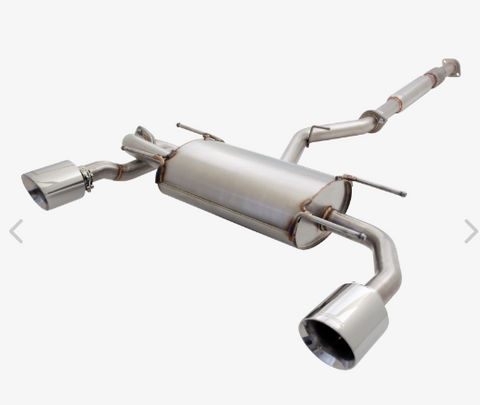 X Force Stainless Steel Sports Cat Back to Suit Toyota 86 or Subaru BRZ 2012-2022