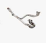 X Force Subaru Impreza GC, GD, GG Sedan (Non Turbo)4-2-1 Header Polished Stainless, 100 Cell Metallic cat