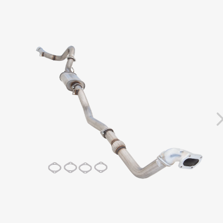 X Force Toyota Landcruiser 100 Series TD Wagon 1998-2007 Turbo Back Sports Exhaust No Cat