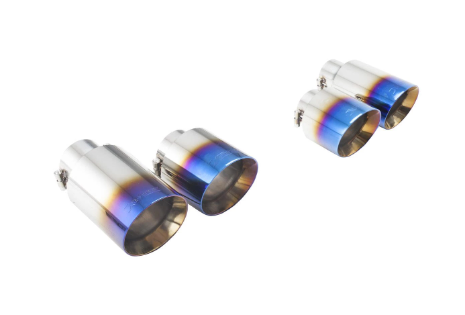 X Force AUDI S3 8V Hatch (2013-2021), VW GOLF R MK7/7.5 Blue Exhaust Tips (Fit XFORCE System Only)