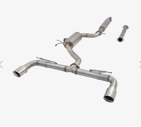 X Force VW GOLF GTI MK7-MK7.5 (10/2013-01/2021), MK8 (01/2021-on) Cat-back Exhaust System With Varex Valved Muffler