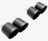 Black Tips to suit X Force Cat Back for BMW G80 M3 with Varex