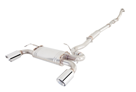 XFORCE Mitsubishi Lancer Ralliart CJ Dump Pipe Back Exhaust System (2008-2015)