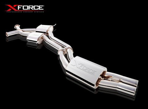 X Force Sports Exhaust to suit WH-WK-WL V8 Statesman Twin 2.5" Cat Back in stainless steel