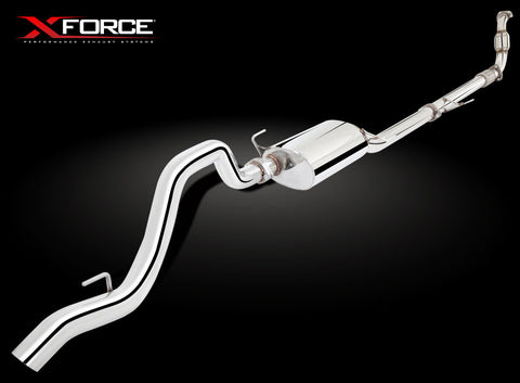 X Force Sports Turbo Back Exhaust to Suit HOLDEN COLORADO RG 2012-2016 without cat converter