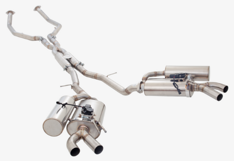 X Force Cat Back Exhaust to suit Kia Stinger GT 3.3ltr Twin Turbo with Varex Rear Muffler RWD 2017-current