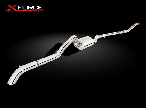 XFORCE Ford Ranger 2012-2015 Turbo Back Sports Exhaust without Cat Converter
