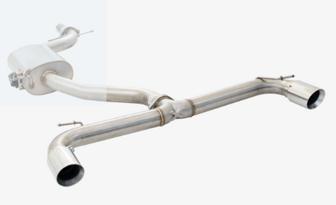 XFORCE VW Golf GTi Mark 6 2010-2013 Stainless Steel Cat Back Sports Exhaust System with Varex Rear Muffler