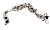 X Force BRUSHED STAINLESS STEEL HEADER & UP PIPE to suit WRX/STi G3 & VA