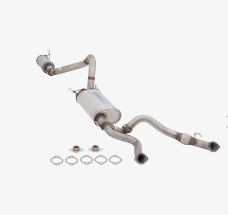 X Force Toyota Landcruiser 100 Series V8 Wagon 1998-2009 Cat Back Sports Exhaust in 409 stainless steel