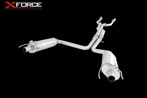 X FORCE LEXUS IS F 2007-14 STAINLESS STEEL SPORTS EXHAUST (VAREX OPTION AVAILABLE) - Exhaust Systems Direct