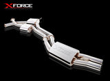 X Force Dual 3" Sports Cat Back to suit VT-VZ SS Sedan in 409 Stainless Steel (Raw Finish)