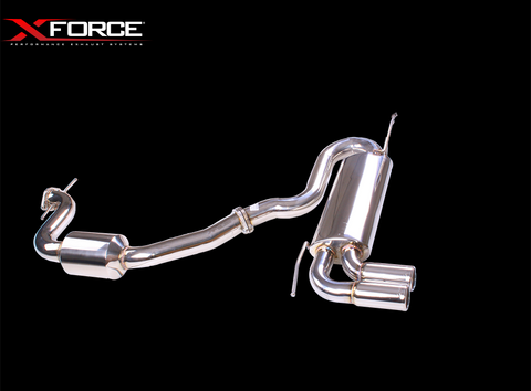 X Force Golf GTI MK5 2006-2009 Stainless Steel Sports Exhaust - Exhaust Systems Direct